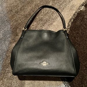 Coach Black Leather Bag